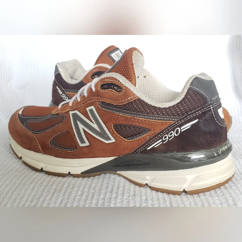 🌟SEE NEW LISTING🌟🎉HP!🎉 🦁L.L. BEAN x New Balance 990 V4 🤎 Womens 8.5 - Picture 15 of 15